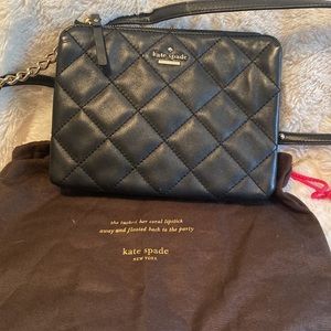 Kate Spade quilted leather handbag